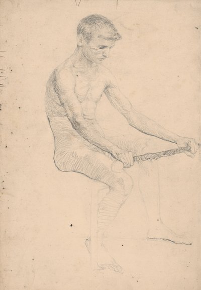 Uomo con un bastone da Ivan Zabota